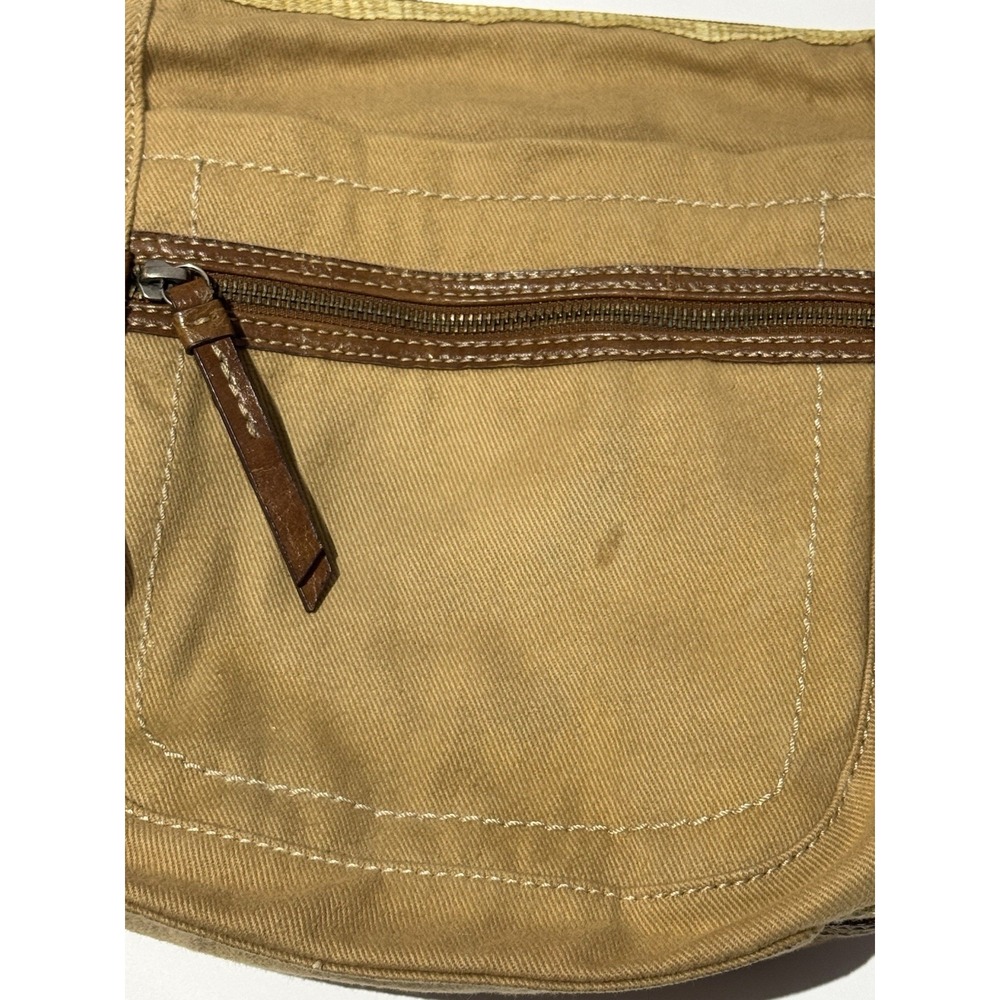 Fossil pocketbook,‎ brown, denim material - Picture 2 of 16
